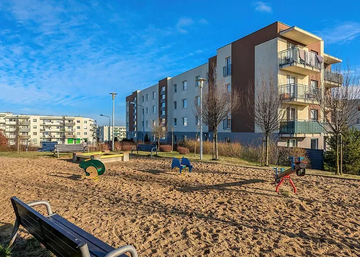 شقة Stylowy Z Parkingiem I Biurkiem W Gdansku By Renters *