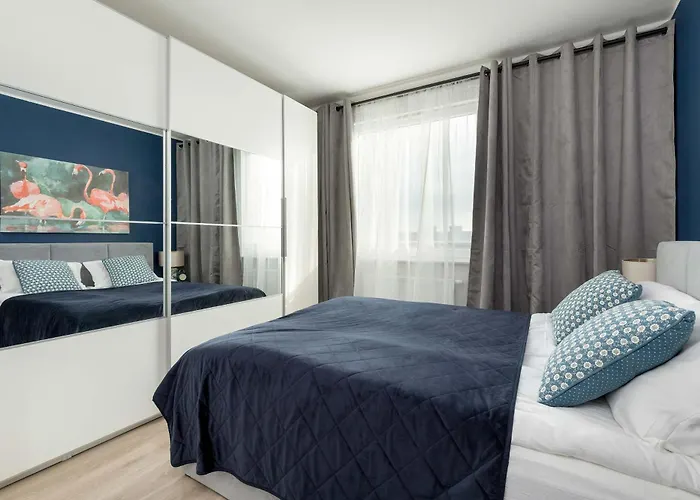 Stylowy Z Parkingiem I Biurkiem W Gdansku By Renters * 格但斯克